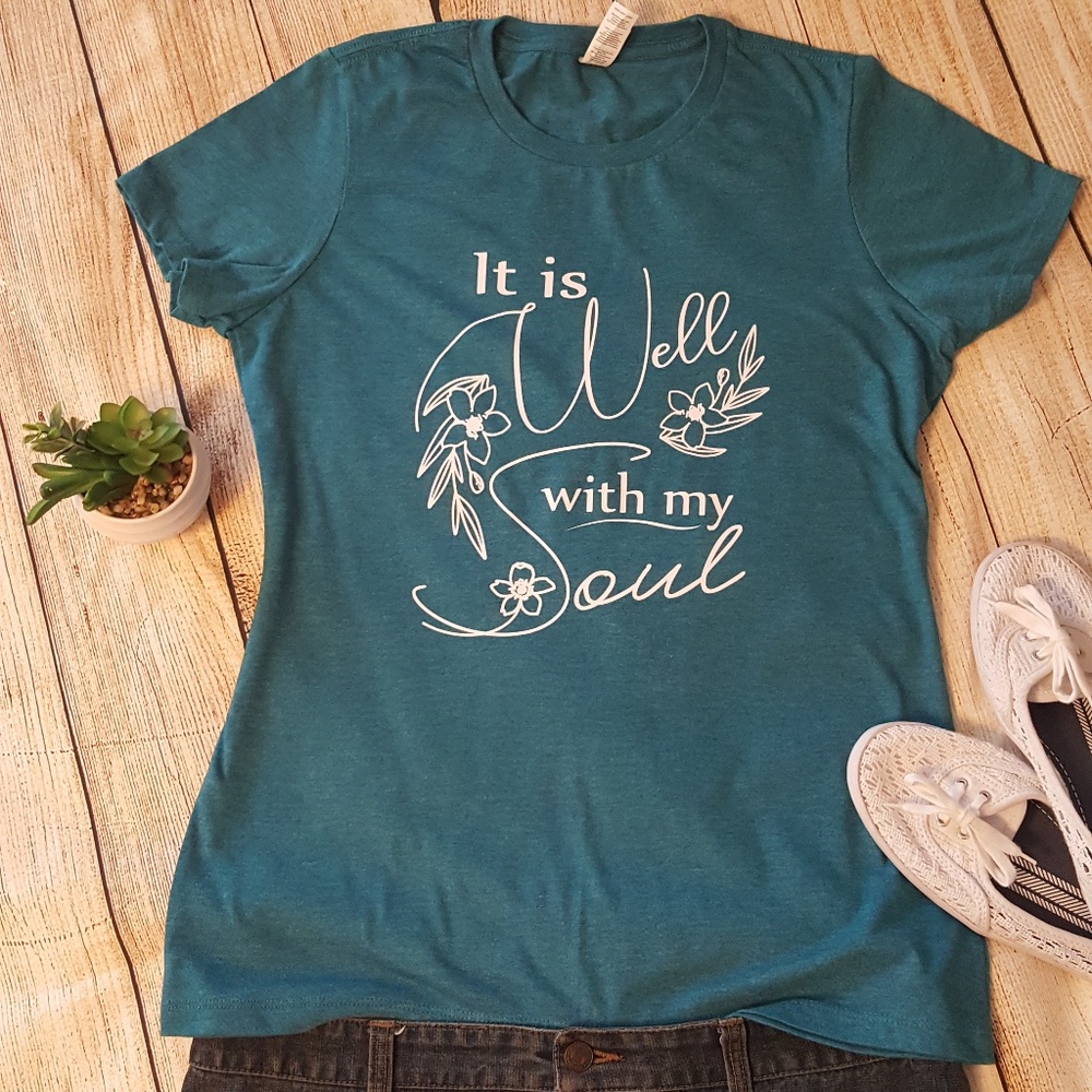 It Is Well With My Soul Christian Hymn T-Shirt